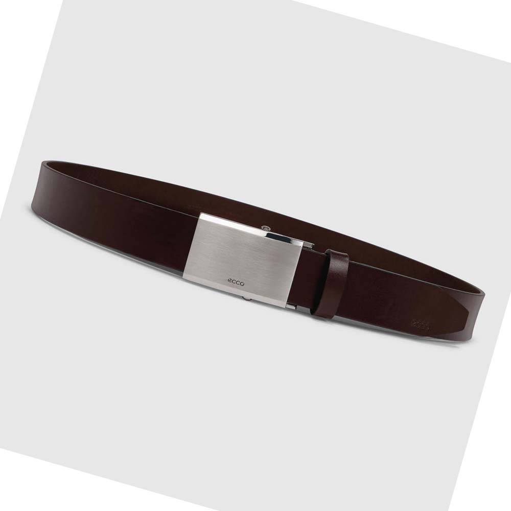 Men's Ecco Italian Adjust Belts Brown | Canada 810OKI